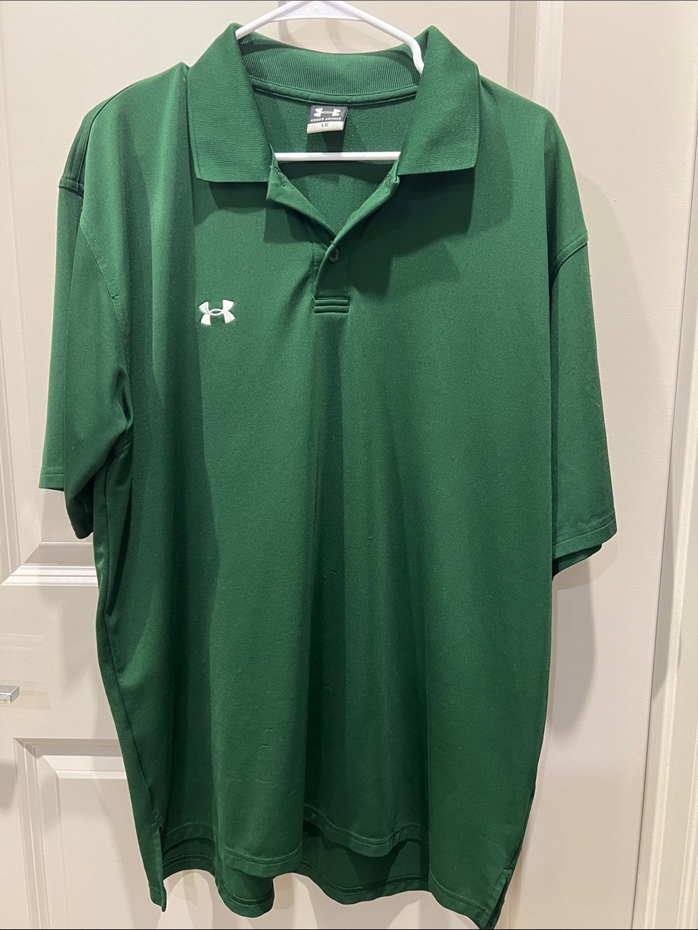 Under Armour Men’s Dark Green Polo Performance Shirt